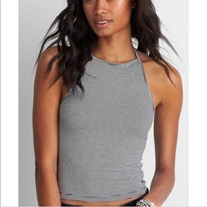 AEO First Essentials High Neck Halter Top Sz XL